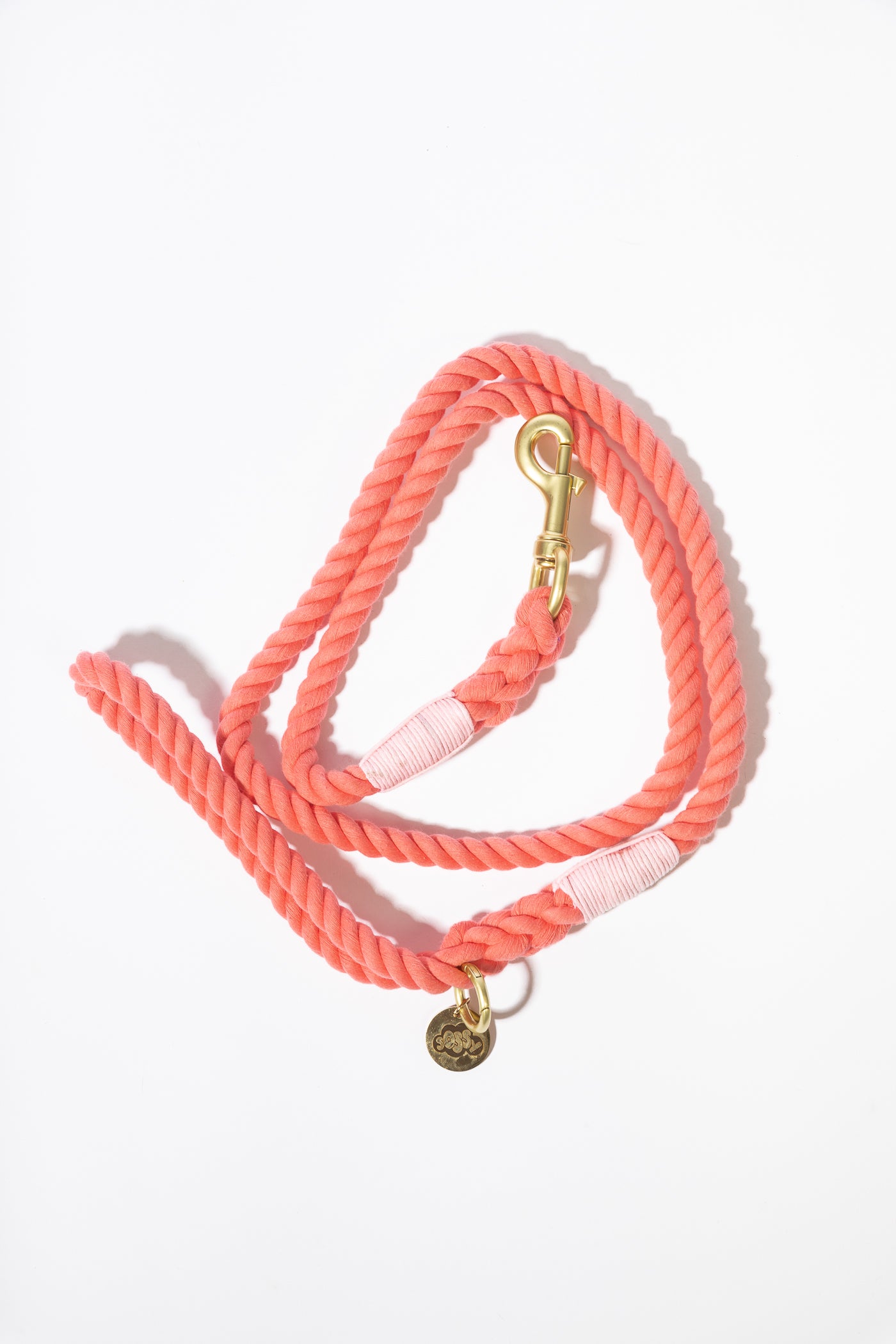 Cotton candy rope leash